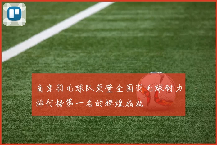 南京羽毛球队荣登全国羽毛球耐力排行榜第一名的辉煌成就